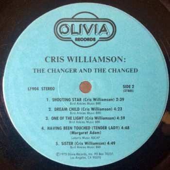 LP Cris Williamson: The Changer And The Changed