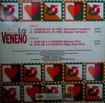 LP Cristina La Veneno: Veneno Pa Tu Piel / Rap De La Veneno