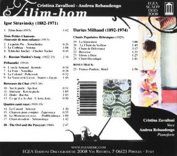 CD Cristina Zavalloni: Tilim - bom DIGI