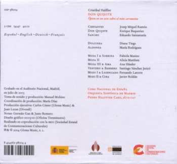 2CD/Doos Cristóbal Halffter: Don Quijote
