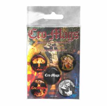 Merch Cro-Mags: Set Badges Cro-mags Button Badge Set