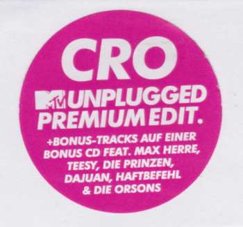 2CD Cro: MTV Unplugged DLX