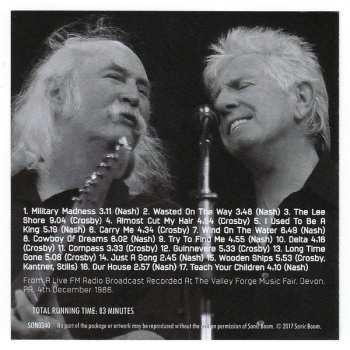 CD Crosby & Nash: Live At The Valley Forge Music Fair