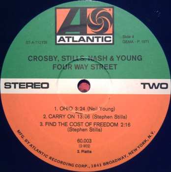 2LP Crosby, Stills, Nash & Young: 4 Way Street