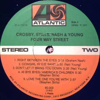 2LP Crosby, Stills, Nash & Young: 4 Way Street