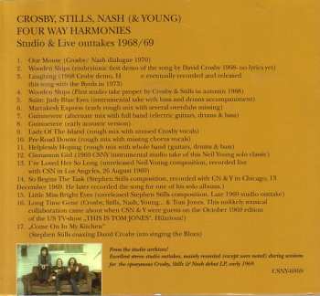 CD Crosby, Stills, Nash & Young: Four Way Harmonies (Studio & Live Outtakes 1968/69)