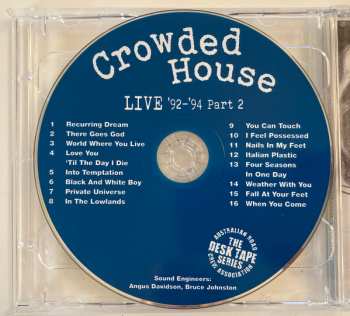 2CD Crowded House: Live '92-'94