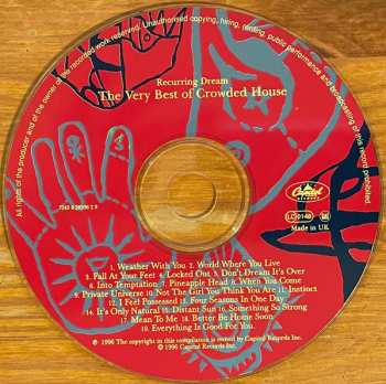 CD Crowded House: Recurring Dream:  The Very Best Of Crowded House