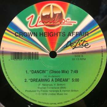 LP Crown Heights Affair: Dreaming A Dream (Goes Dancin)