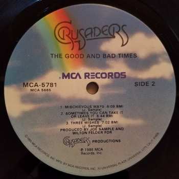 LP The Crusaders: The Good And Bad Times