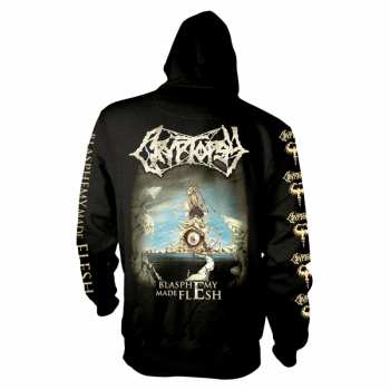 Merch Cryptopsy: Mikina Se Zipem Blasphemy Made Flesh S