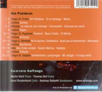 CD Cuarteto Soltango: Sin Palabras DIGI