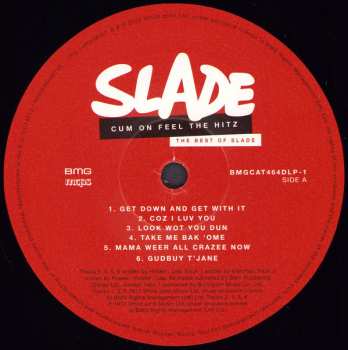 2LP Slade: Cum On Feel The Hitz - The Best Of Slade