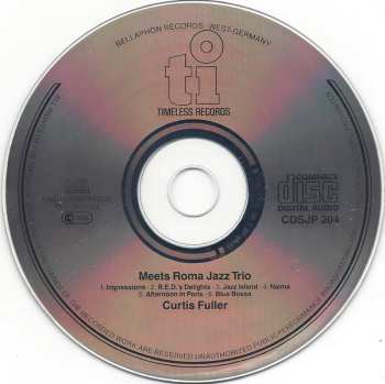 CD Curtis Fuller: Curtis Fuller Meets Roma Jazz Trio