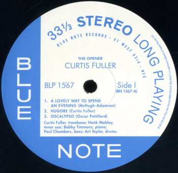 LP Curtis Fuller: The Opener