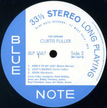 LP Curtis Fuller: The Opener
