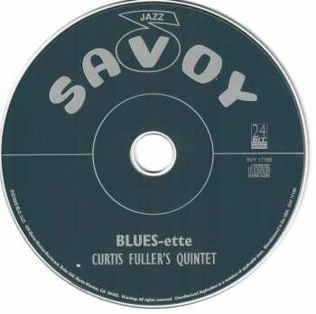 CD Curtis Fuller's Quintet: Blues-ette