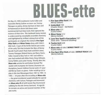CD Curtis Fuller's Quintet: Blues-ette