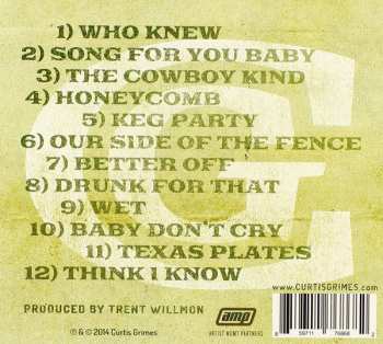 CD Curtis Grimes: Our Side Of The Fence DIGI