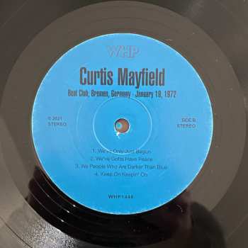 2LP Curtis Mayfield: Beat Club, Bremen, Germany - January 19, 1972