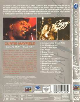DVD Curtis Mayfield: Live At Montreux 1987