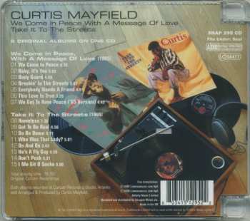 CD Curtis Mayfield: We Come In Peace With A Message Of Love - Take It To The Streets