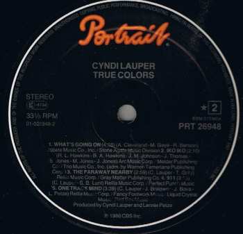 LP Cyndi Lauper: True Colors