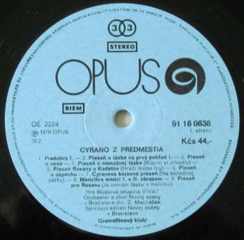 LP Pavol Hammel: Cyrano Z Predmestia