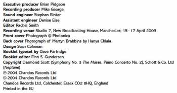 CD Huddersfield Choral Society: Symphony No. 3 'The Muses' / Piano Concerto No. 2 / Neptune (Premiere Recordings)