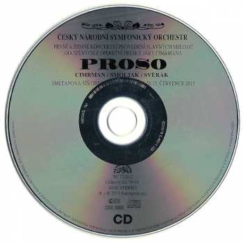CD/DVD Czech National Symphony Orchestra: Proso - První A Jediné Koncertní Provedení Slavných Melodií Odcizených Z Operetní Fresky Járy Cimrmana