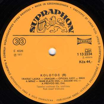 LP Czechoslovak Radio Dance Orchestra: Kolotoč(r)