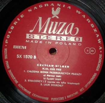 2LP/SP Czesław Niemen: Idée Fixe