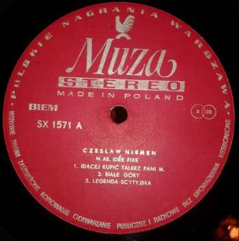 2LP/SP Czesław Niemen: Idée Fixe