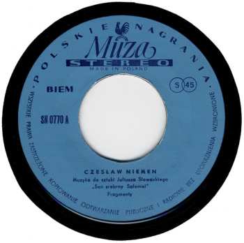 Album Czesław Niemen: Sen Srebrny Salomei