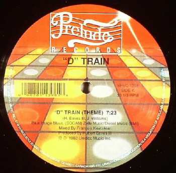 LP D-Train: "D" Train (Theme) / Tryin' To Get Over