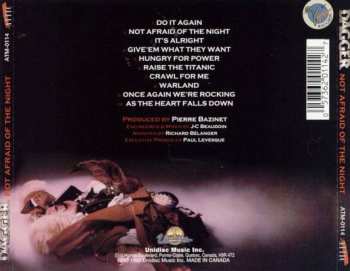 CD Dagger: Not Afraid Of The Night