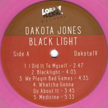 LP Dakota Jones: Black Light