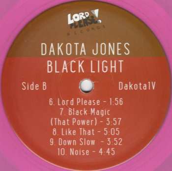 LP Dakota Jones: Black Light