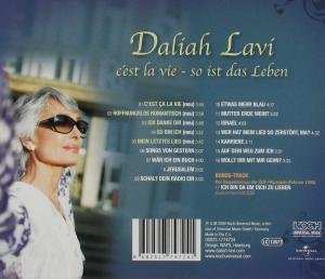 CD Daliah Lavi: C'est La Vie - So Ist Das Leben