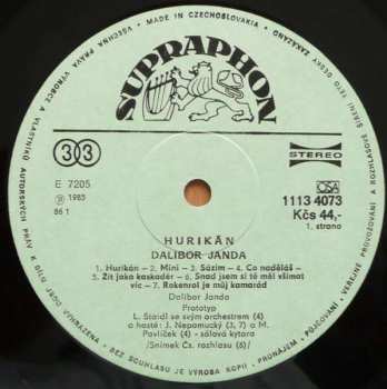 CD Dalibor Janda: Hurikán