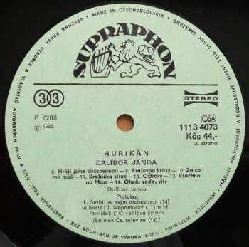 CD Dalibor Janda: Hurikán