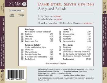 CD Ethel Smyth: Songs And Ballads