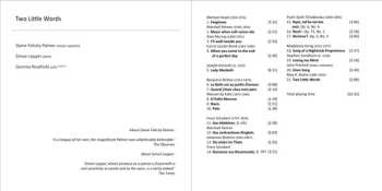 CD Felicity Palmer: Two Little Words