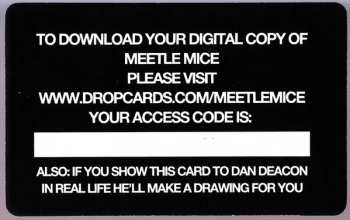 2LP Dan Deacon: Meetle Mice CLR