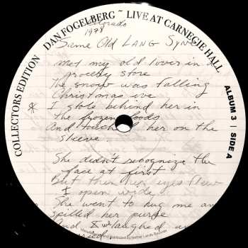 3LP Dan Fogelberg: Live At Carnegie Hall