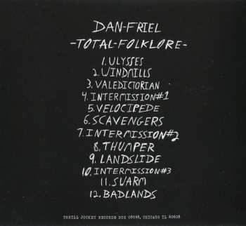 CD Dan Friel: Total Folklore