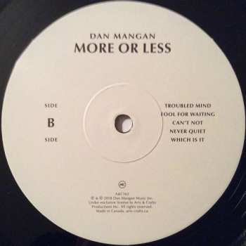 LP Dan Mangan: More Or Less