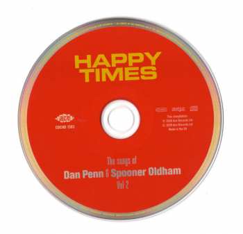 CD Dan Penn: Happy Times (The Songs Of Dan Penn & Spooner Oldham Vol 2)