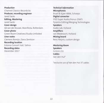 CD Estonian National Symphony Orchestra: Essentia