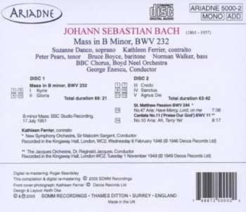 2CD J.S. Bach: Mass In B Minor